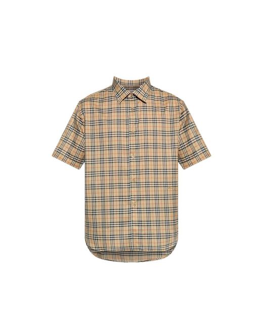 Burberry Natural Neutrals Shirts for men