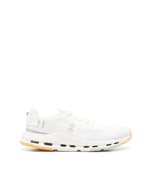 On Shoes White Cloudnova Form 2 Sneakers for men