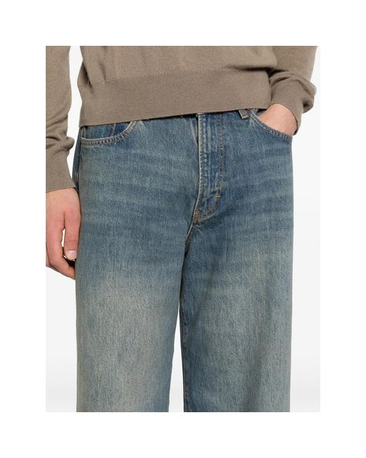 Jeanerica Blue Wide Leg Jeans for men