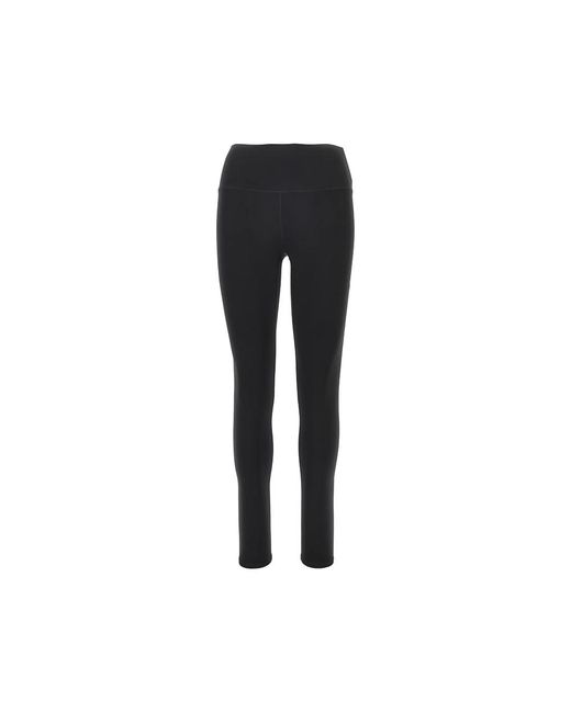 Anine Bing Black Dave Logo-Print Leggings