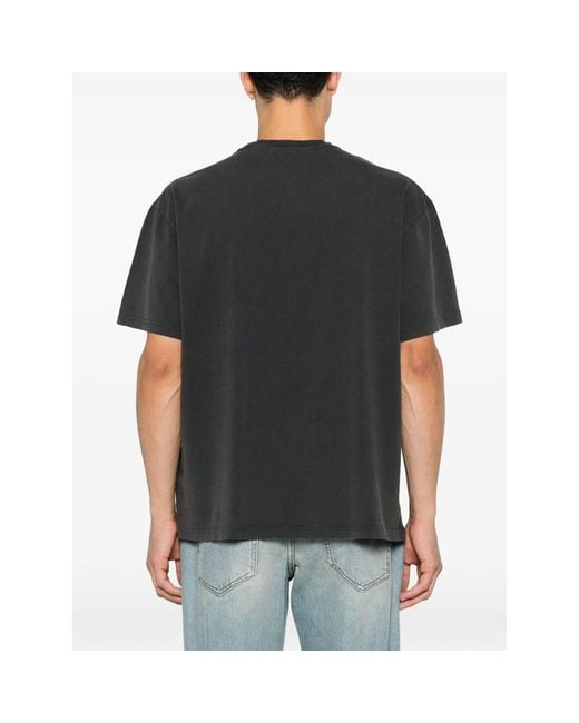Carne Bollente Black Alien Affection Graphic-Print T-Shirt for men