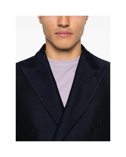 Tagliatore Jackets Blue for men