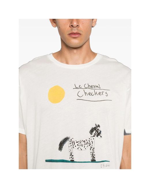 Bode White T-Shirts And Vests for men