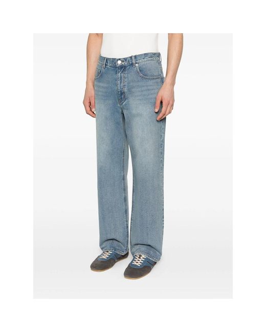 DUNST Blue Cotton Jeans for men