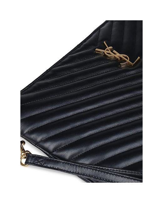 Saint Laurent Black Clutch Bags