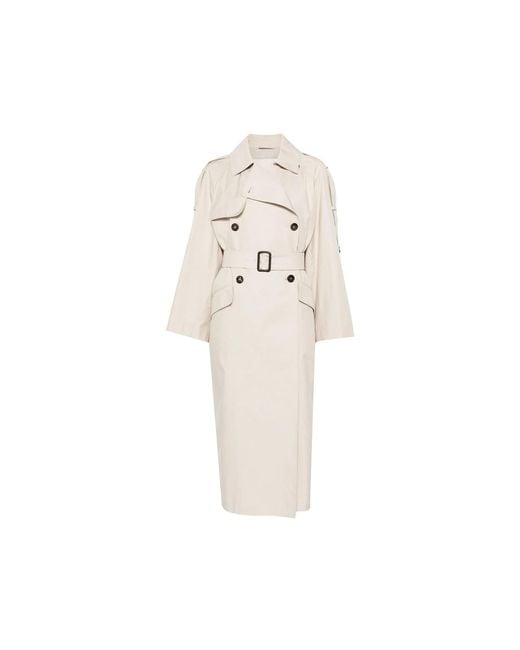 Max Mara White Trench Coat The Cube