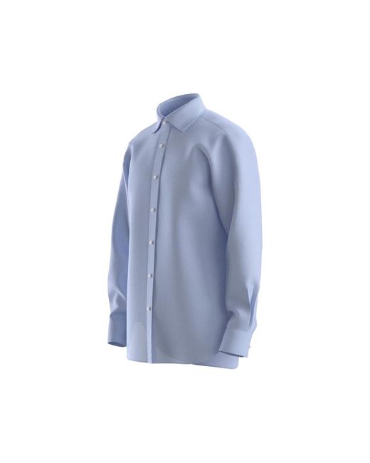 Beckham X Boss Blue X Beckham Buttoned Shirt for men