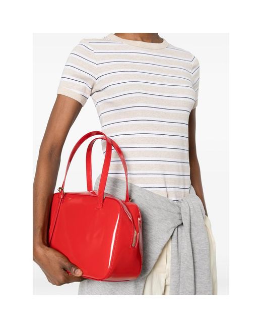A.P.C. Red Tote Bag Patent