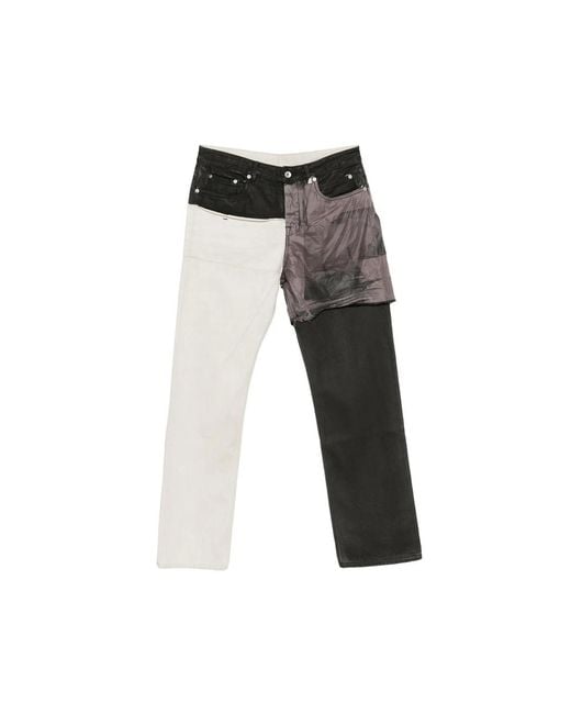 Rick Owens Gray Drkshdw Neutrals Denim for men