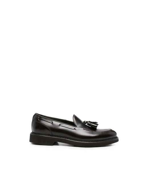 Canali Black Tassel-Detail Loafers for men