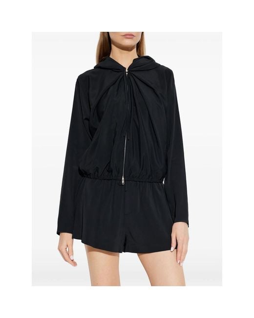 Alexander Wang Black Sweatshirt Silk-Blend