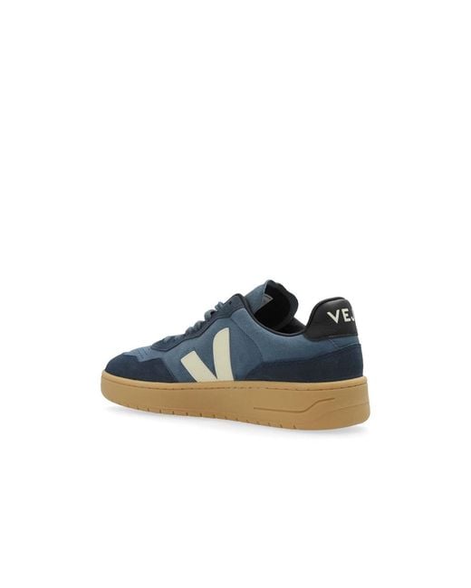 Veja Blue V-90 Suede Sneakers for men