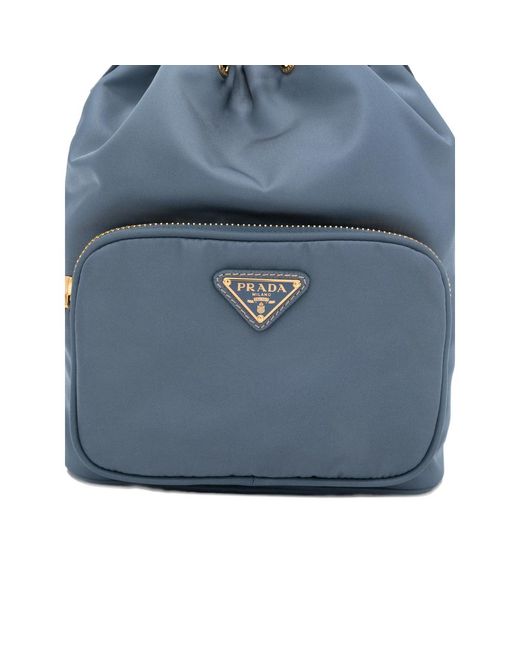 Prada Blue Bucket Bags