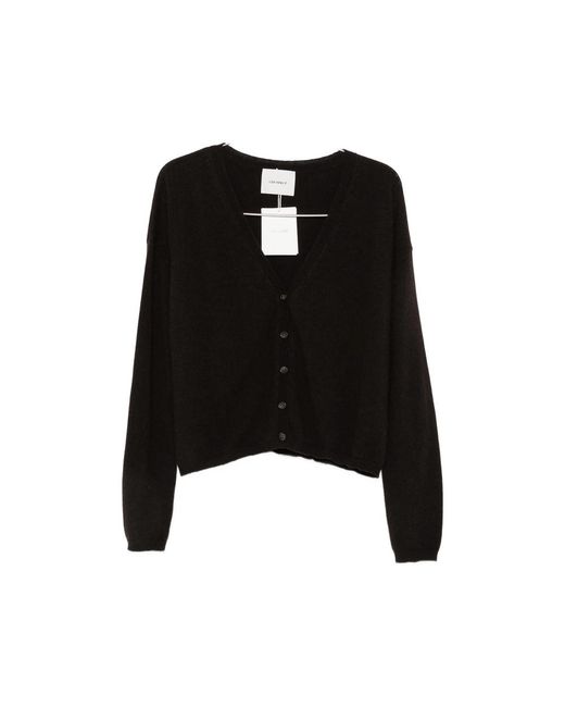 Lisa Yang Black Abby V-Neck Cardigan
