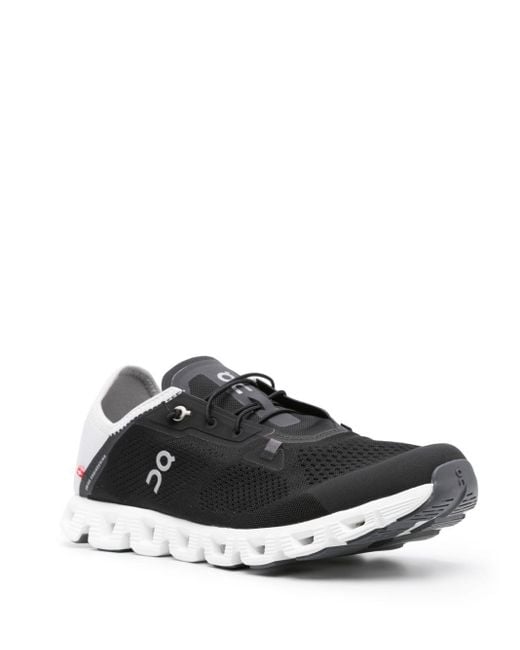 On Shoes Black Cloud 5 Coast Low-Top Sneakers for men