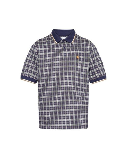 Burberry Blue Polo Shirts for men