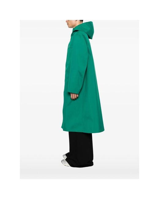 Balenciaga Green Coats for men