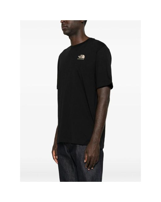 The North Face Black Graphic-Print T-Shirt for men