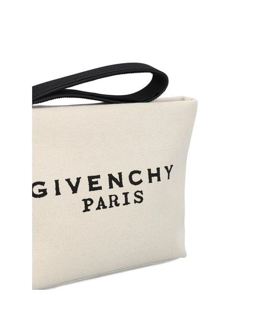 Givenchy White Neutrals Clutch Bags