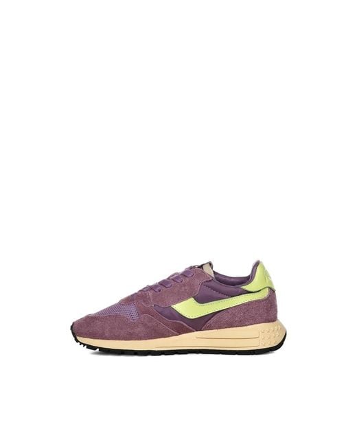 Autry Pink Sneakers Suede