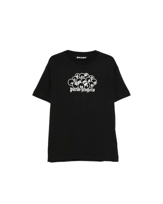 Palm Angels Black T-Shirts & Vests for men
