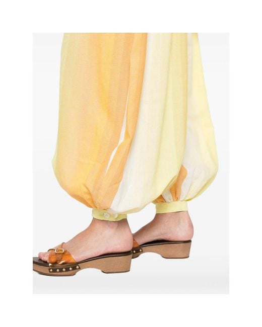 Marrakshi Life Yellow Striped Trousers
