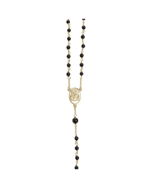 Dolce & Gabbana Metallic Rosary Necklace