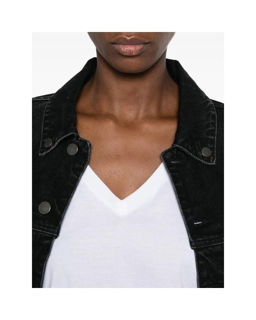 Mazzarelli White Calliope V-Neck T-Shirt