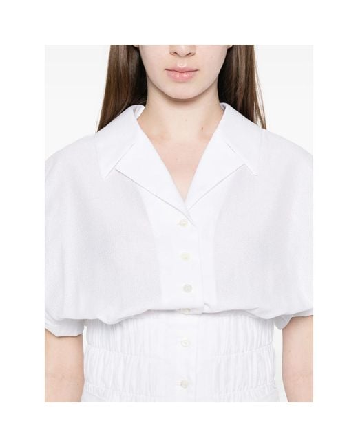 Vivetta White Short-Sleeved Shirt