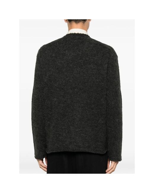 Diana Studio Black Long-Sleeve Sweater for men