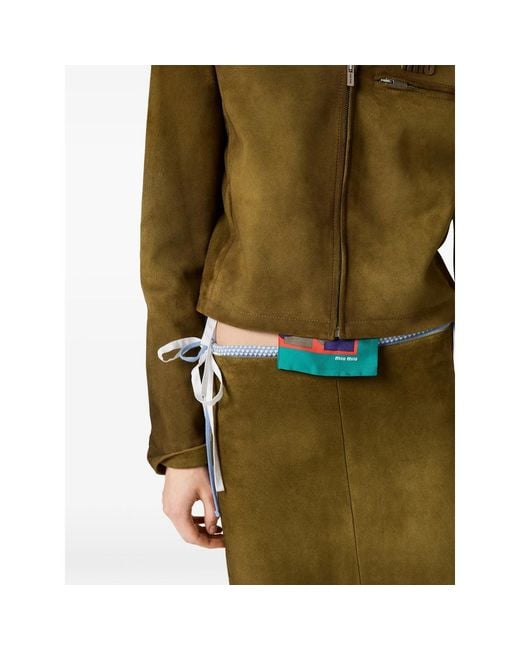 Miu Miu Green Jackets