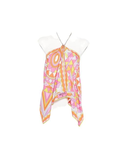 Emilio Pucci Pink Tops
