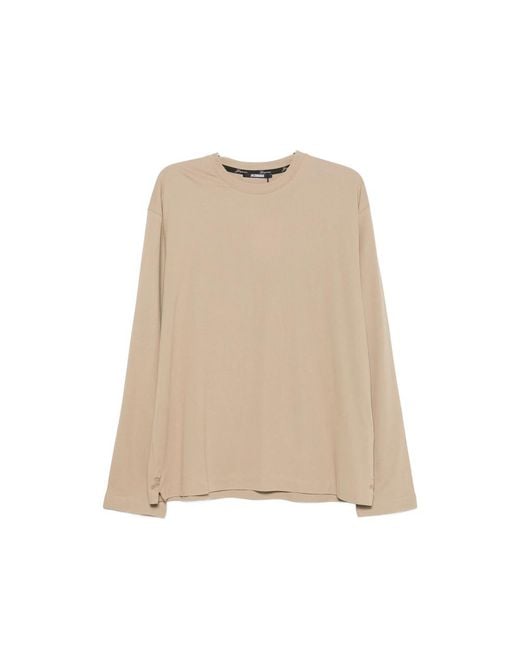 Jacquemus Natural Long-Sleeve T-Shirt for men