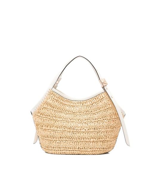Kate Spade Natural Small Magnet-Fastening Tote Bag