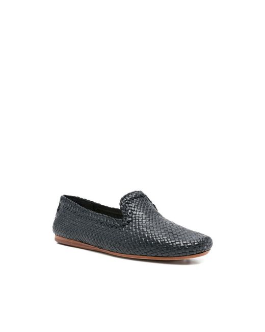 Dragon Diffusion Blue Woven Loafers