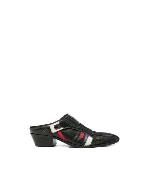 Martine Rose Black Heeled Mules for men