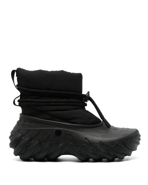 CROCSTM Black Echo Lace-Up Ankle Boots for men