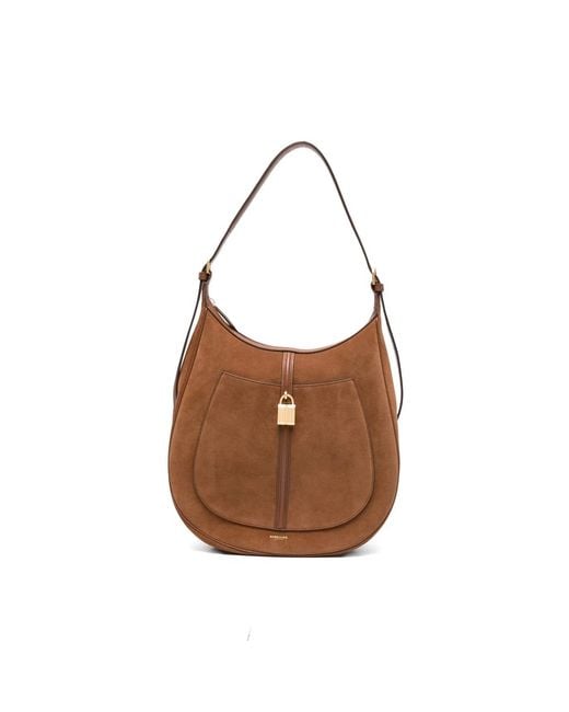 DeMellier London Brown Siena Shoulder Bag