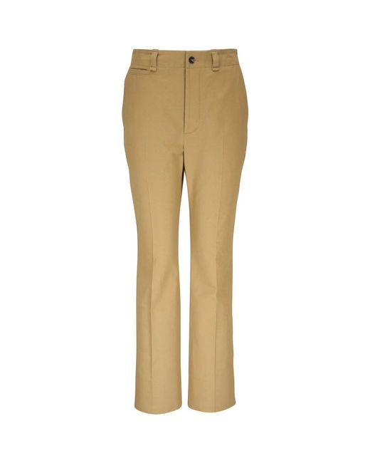 Saint Laurent Natural Neutrals Trousers