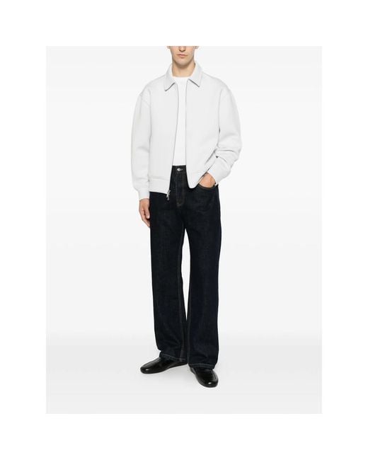 Calvin Klein White Zip-Up Jacket for men