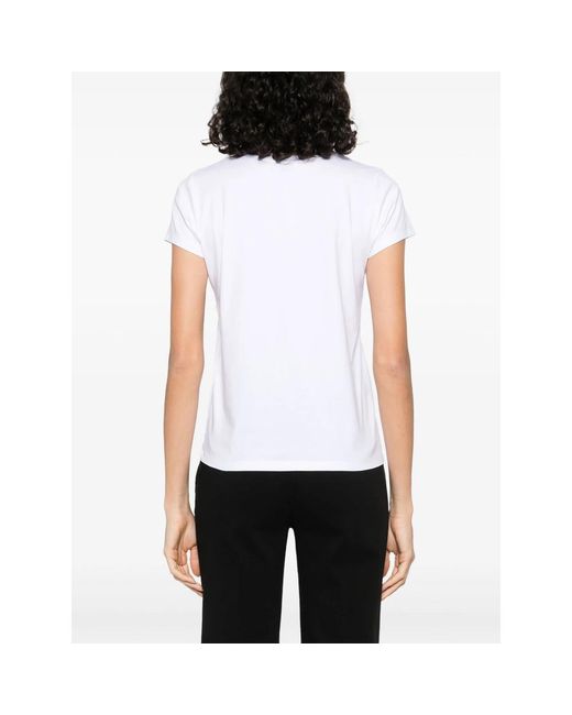 Mazzarelli White Short-Sleeve T-Shirt