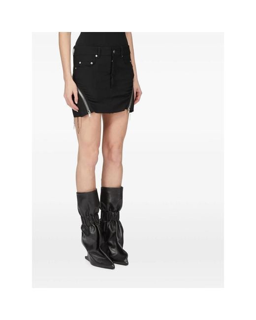 Rick Owens Black Skirts