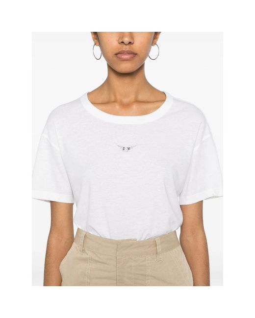 Zadig & Voltaire White T Shirts