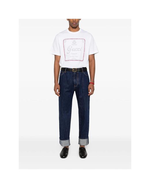 Gucci White T-Shirts & Vests for men