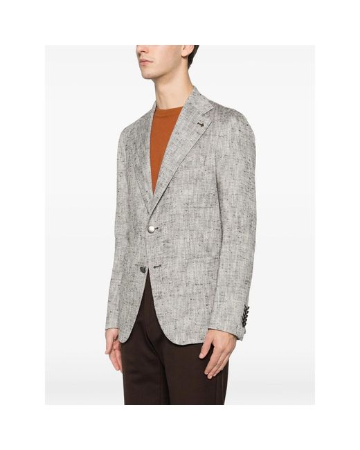 Tagliatore Jackets Gray, Brown for men