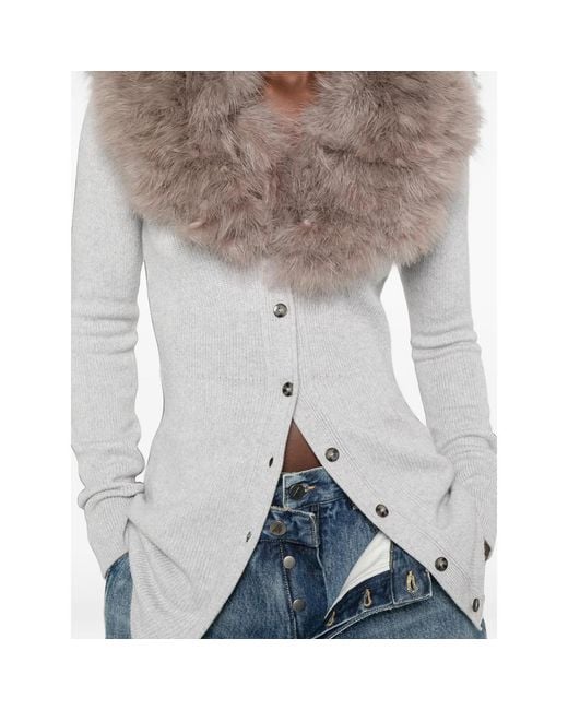 Blumarine Gray Knitwear