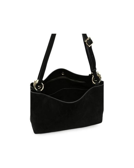 MANU Atelier Black Eterno Leather Shoulder Bag