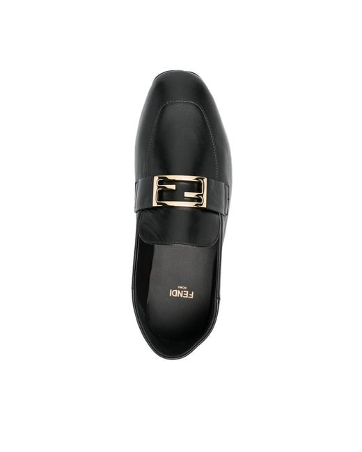 Fendi Black Loafers