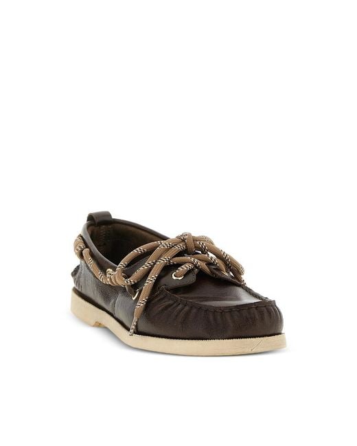 Golden Goose Deluxe Brand White Mocassins Cruise En Cuir Verni for men