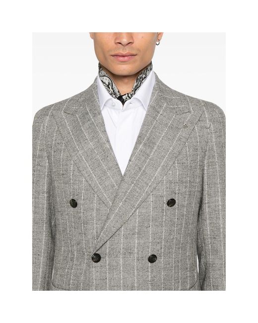Tagliatore Gray Jackets for men